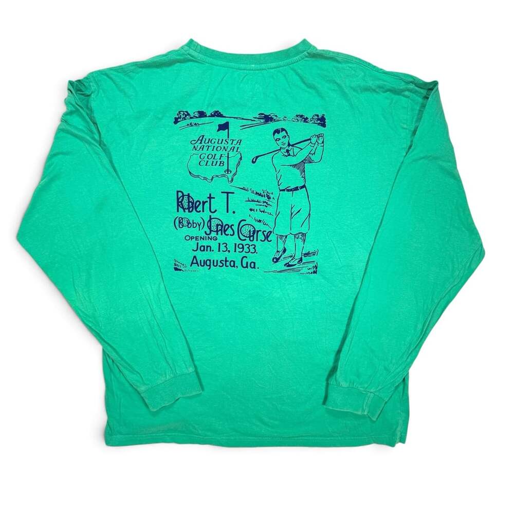 Masters Sz. XL Long Sleeve Shirt Augusta National Golf Club 1933